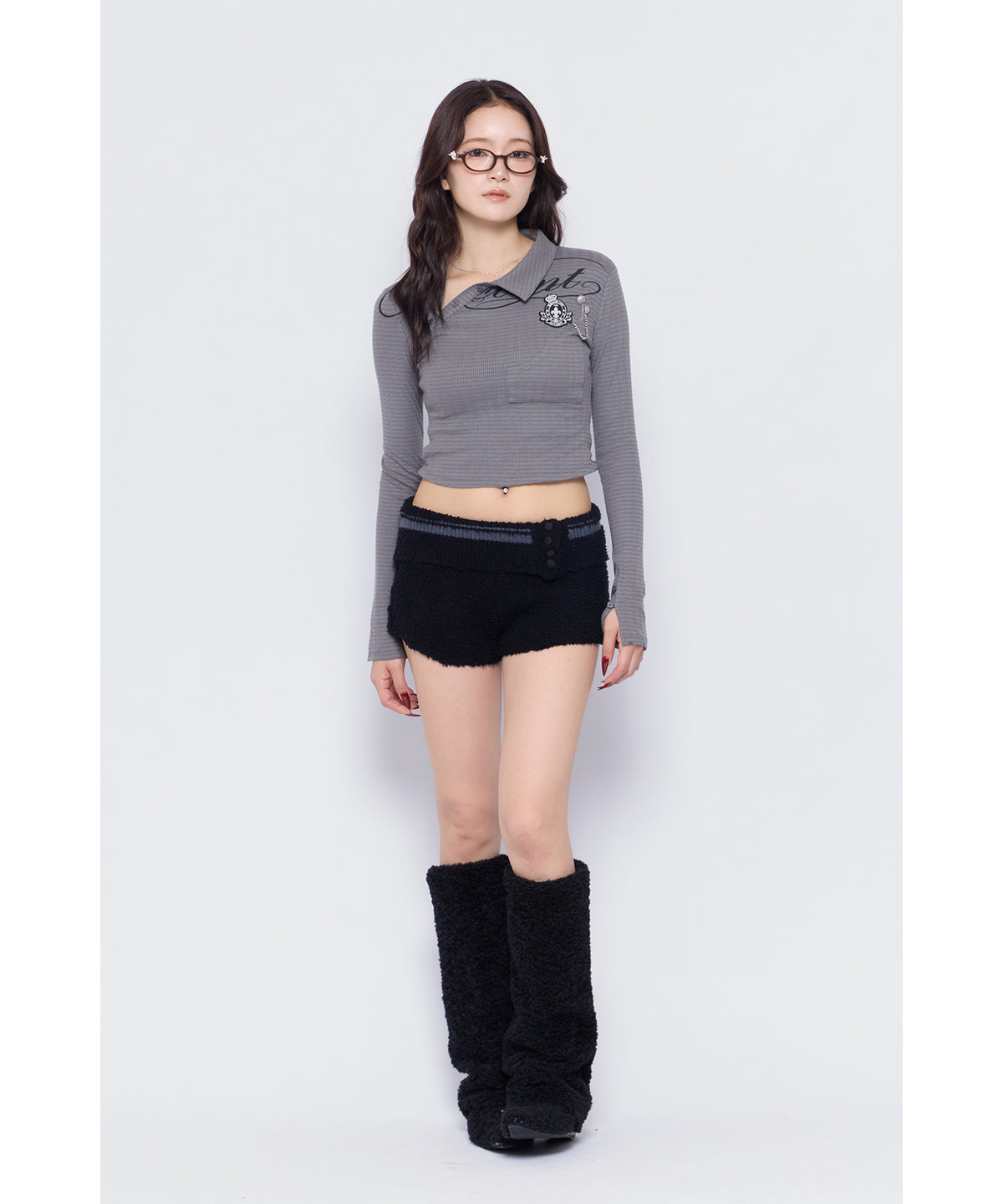 MODEL:170cm/COLOR:D/GRY/SIZE:F
