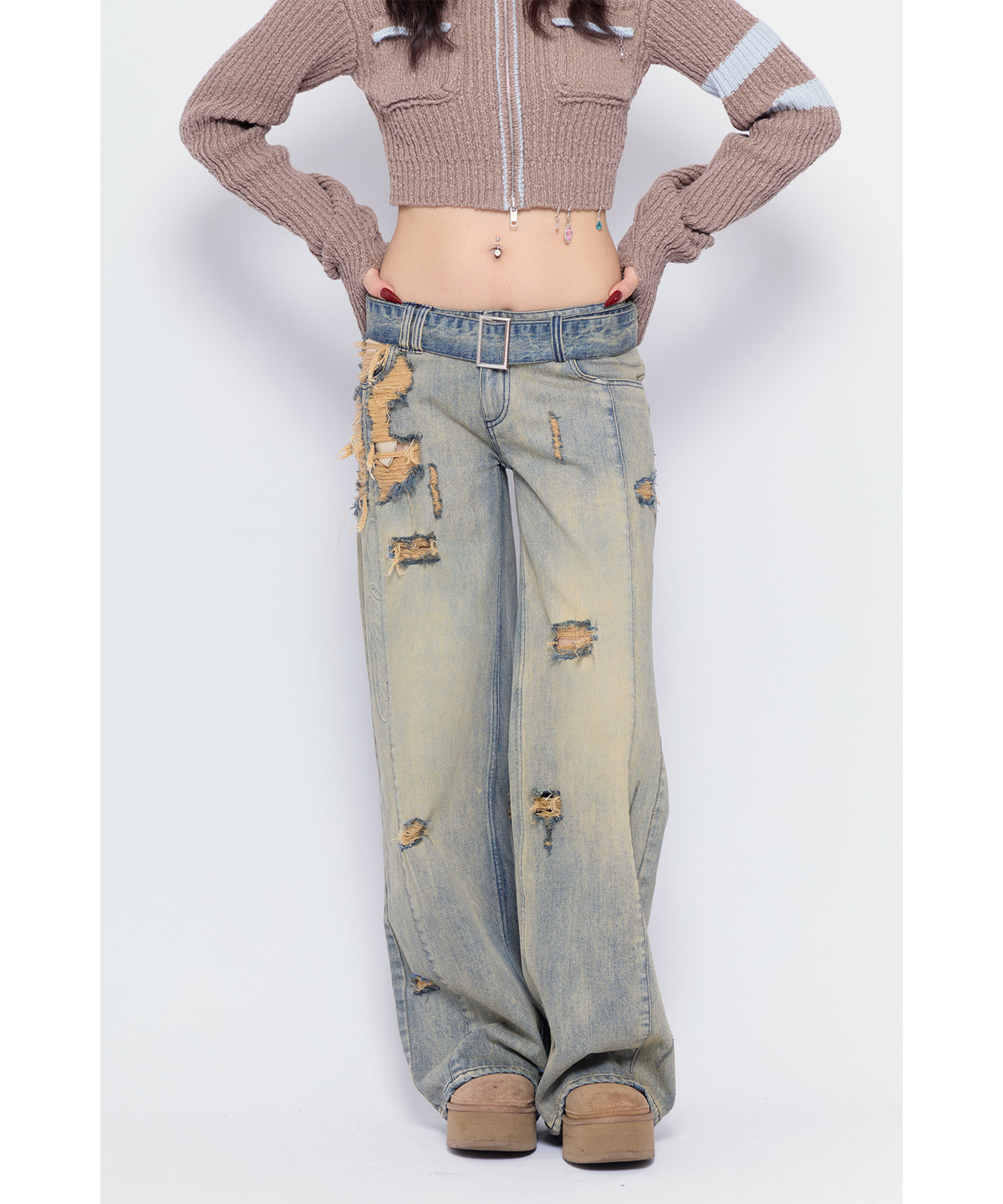 MODEL:170cm/COLOR:BLU/SIZE:M