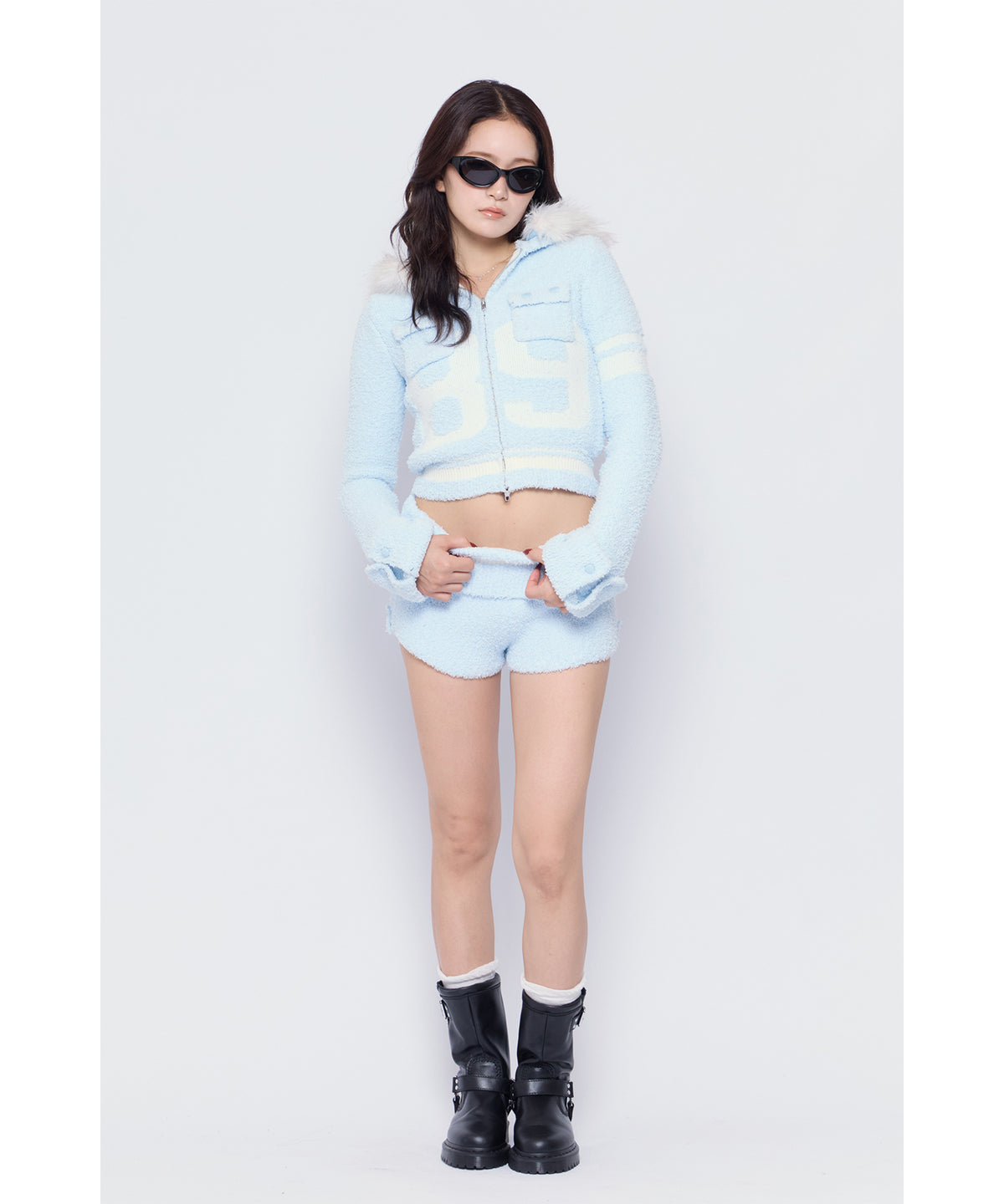 MODEL:170cm/COLOR:L/BLU/SIZE:F