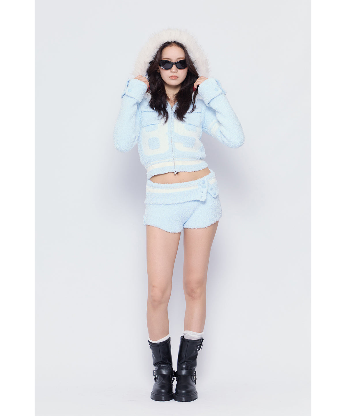 MODEL:170cm/COLOR:L/BLU/SIZE:F
