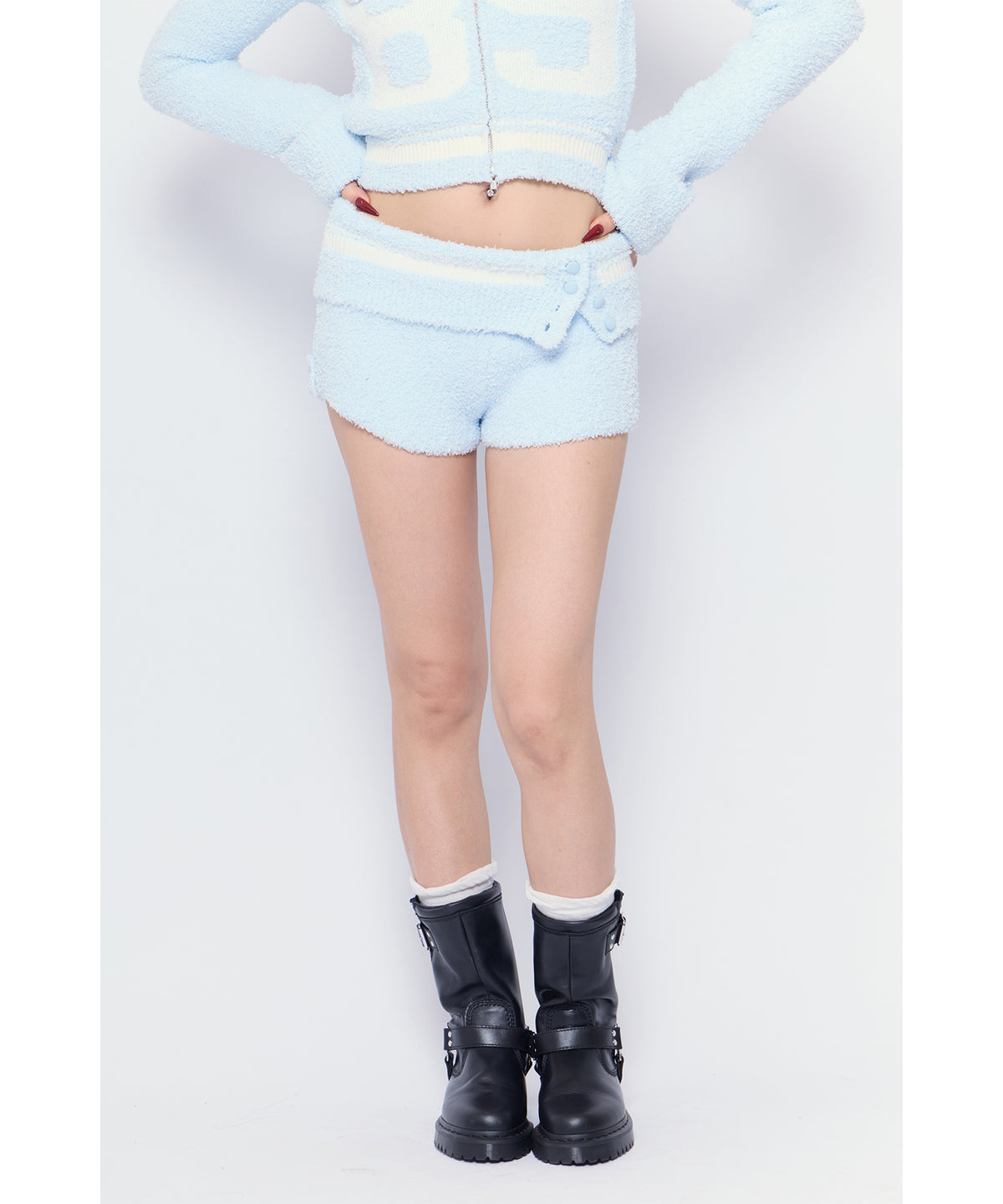 MODEL:170cm/COLOR:L/BLU/SIZE:F
