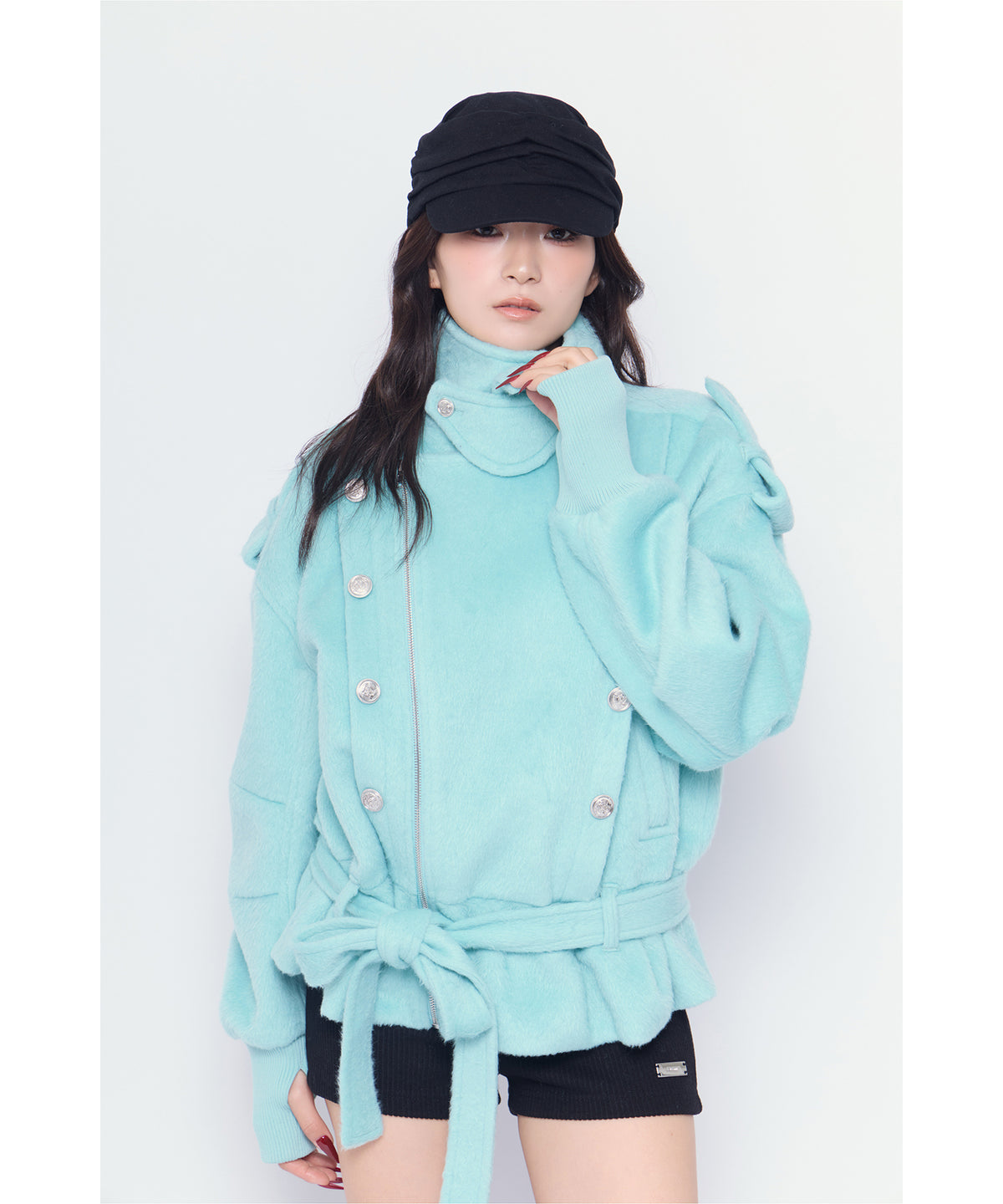 MODEL:170cm/COLOR:L/TRQ/SIZE:F