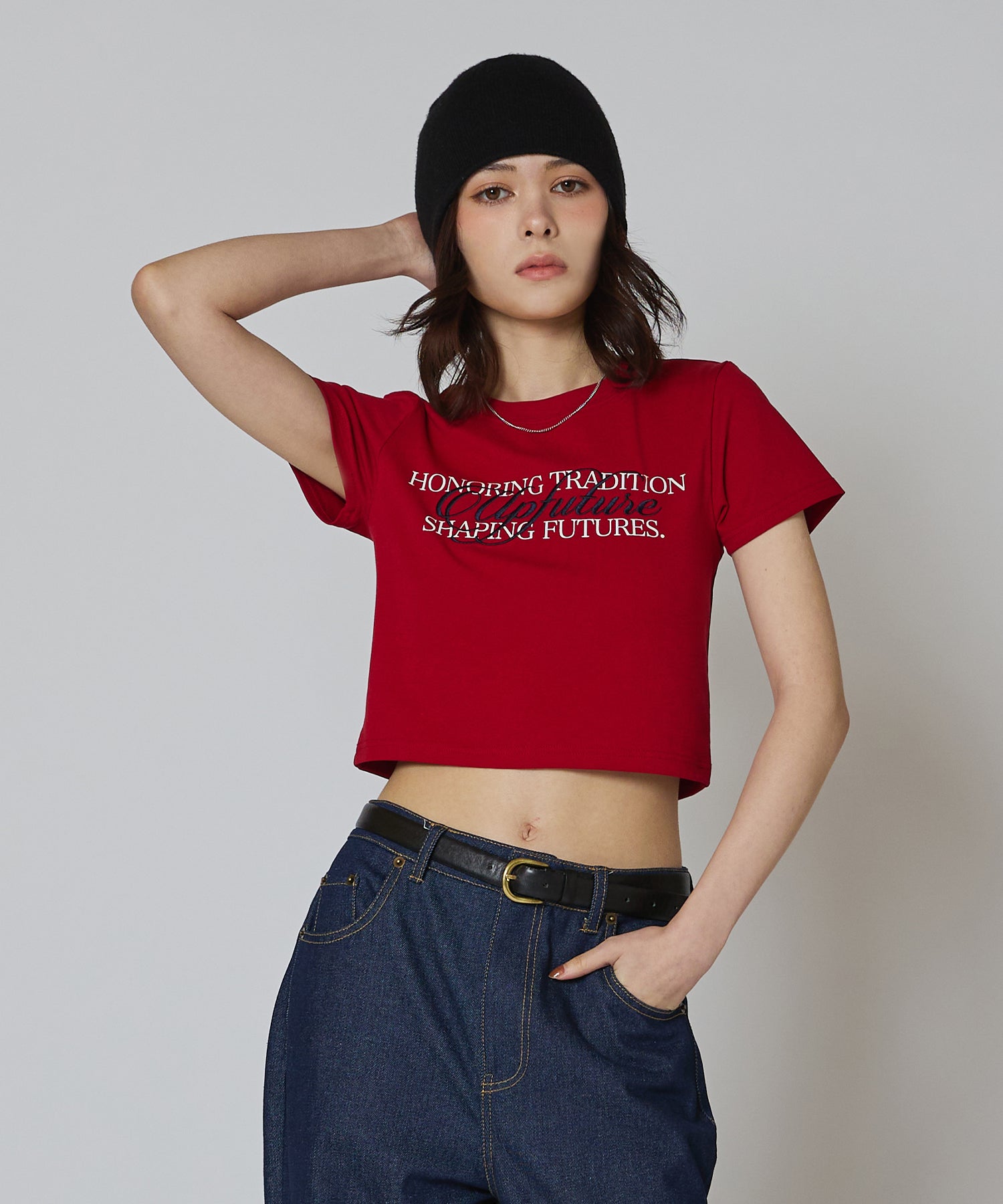 MODEL:163cm/COLOR:RED/SIZE:F