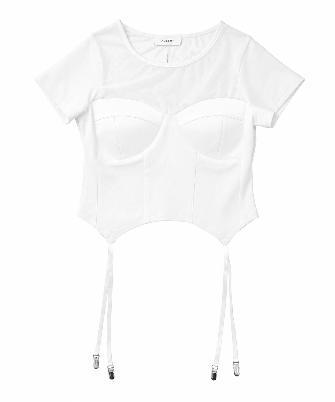 Garter Sheer Top