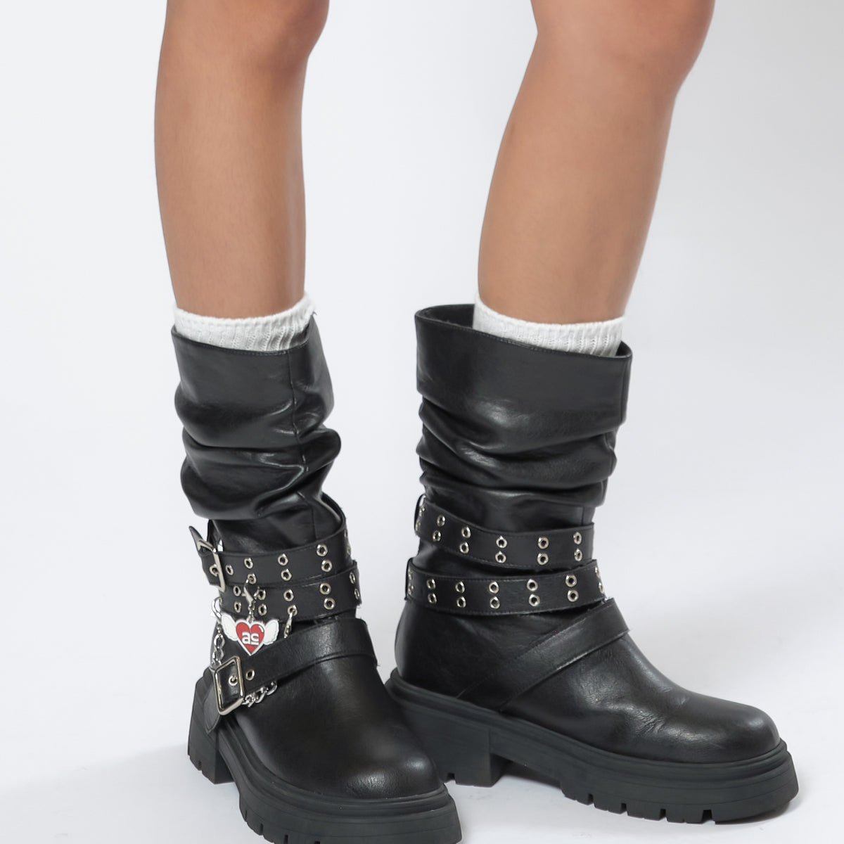 ACLENT チャームベルトディティールブーツ チャームベルトディティールブーツ｜ACLENT（アクレント）