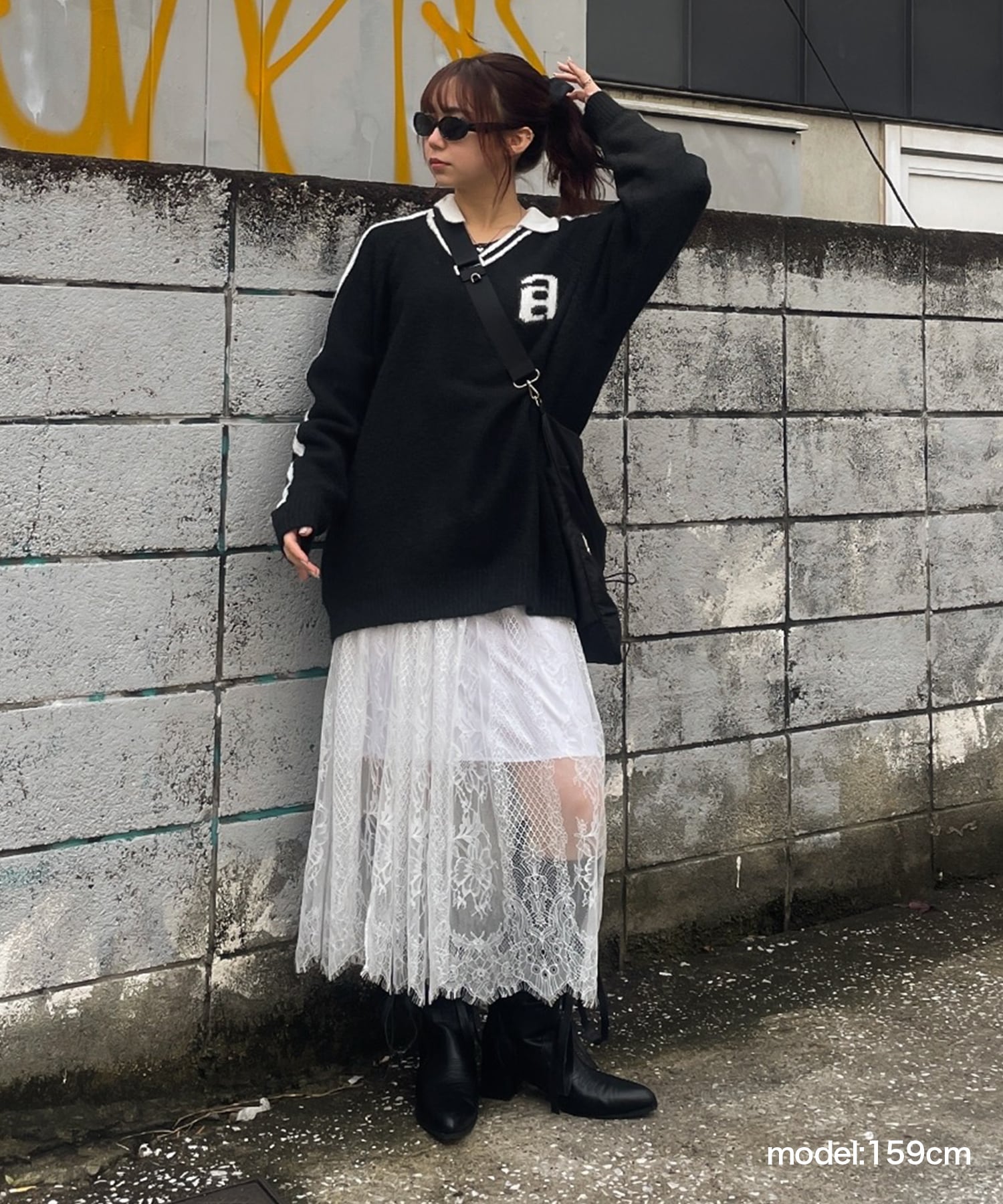 Side line uniform loose knit｜ACLENT（アクレント）