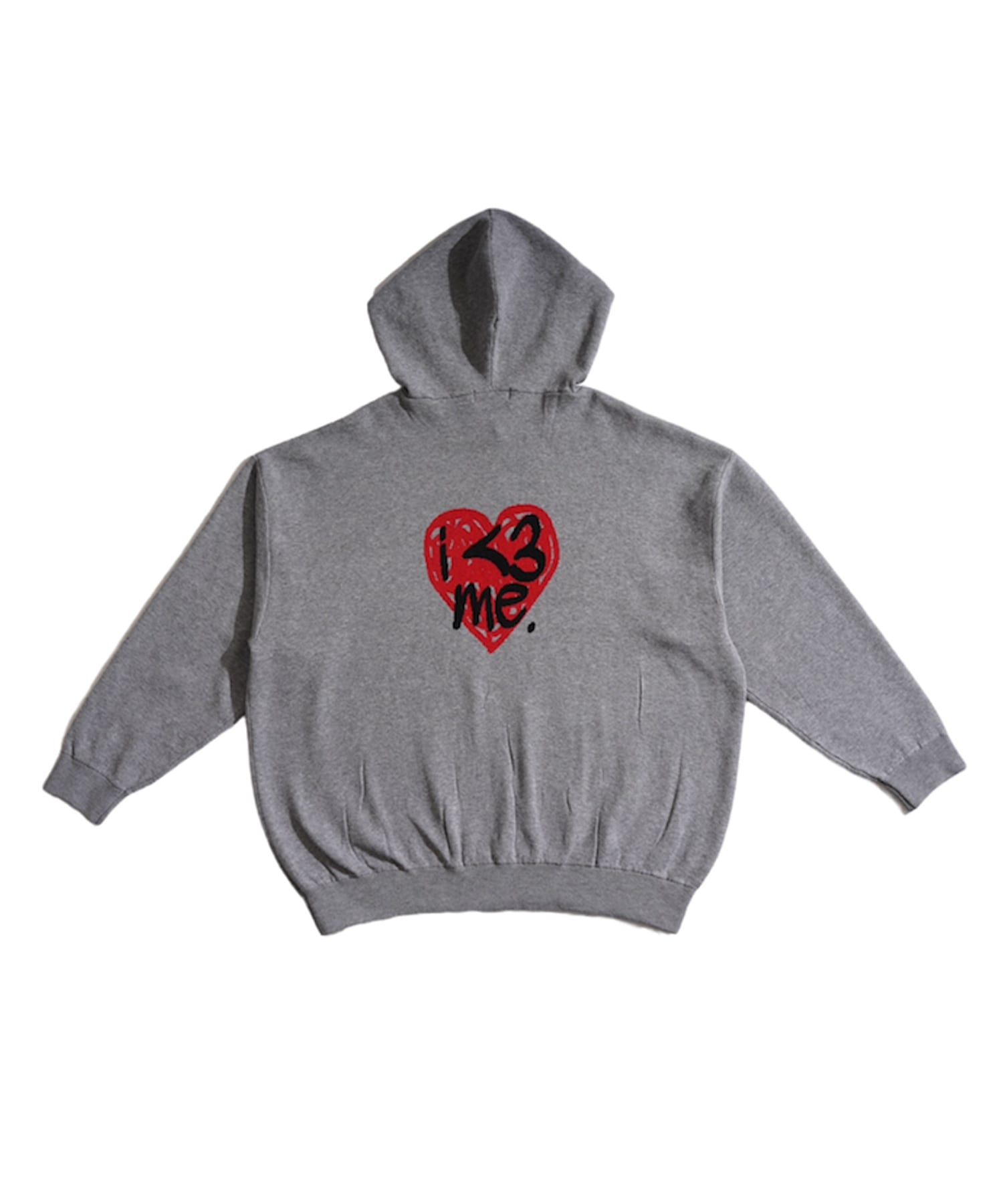 Heart logo jacquard knit hoodie｜ACLENT（アクレント）