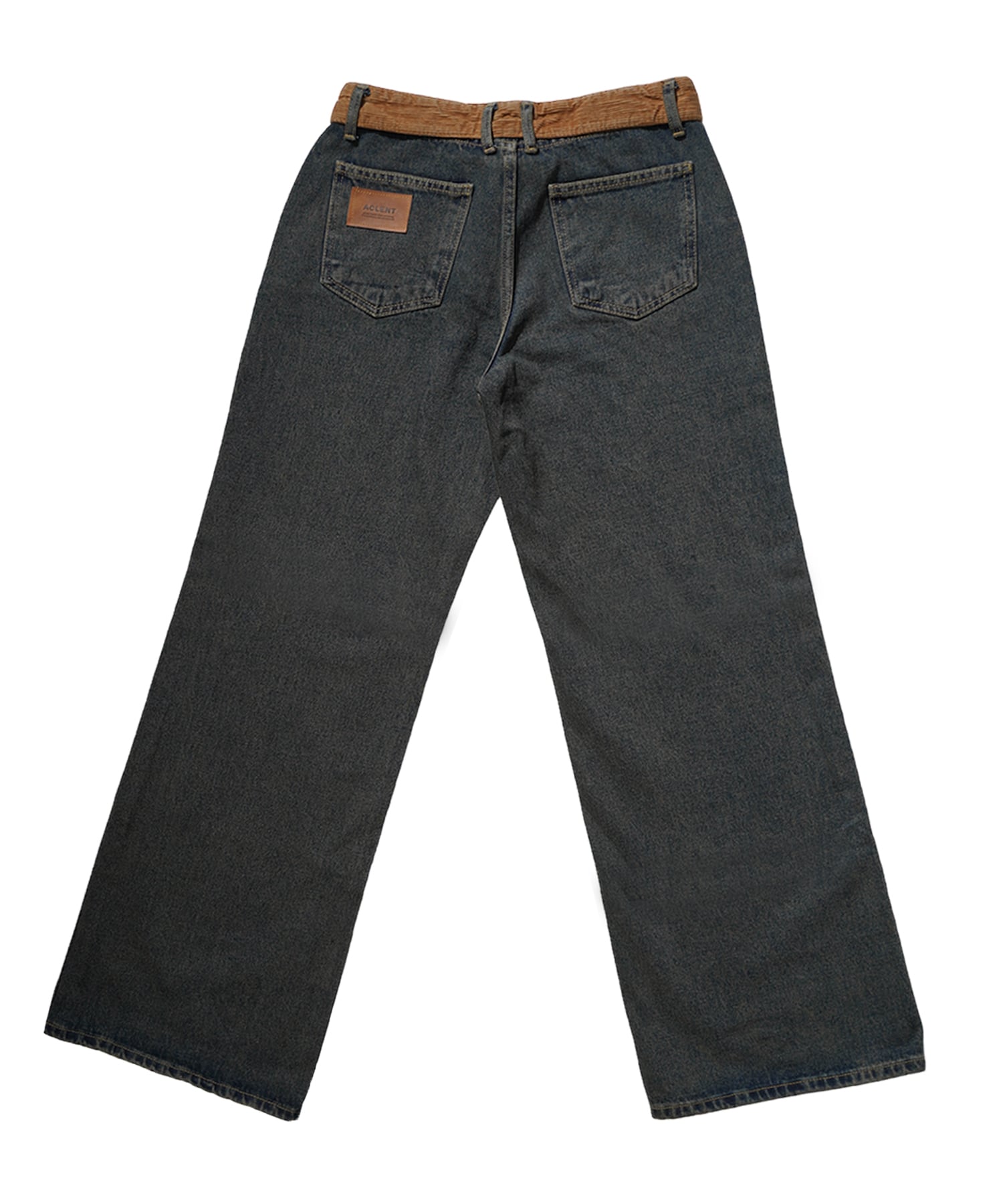 Waist corduroy jeans