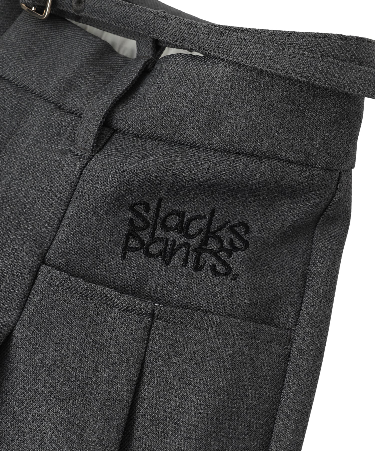 Graffiti tuck slacks pants