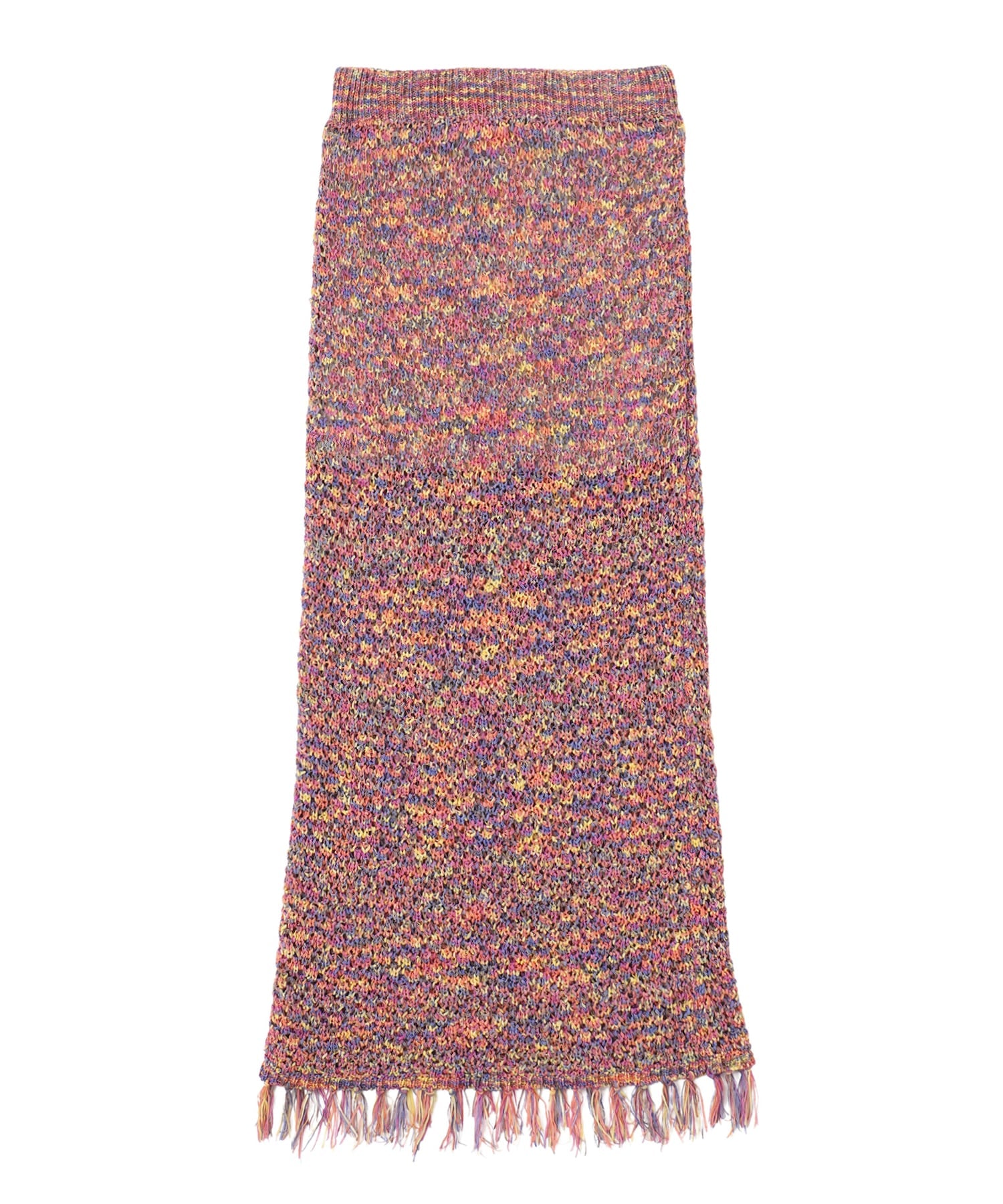 Mix crochet fringe skirt