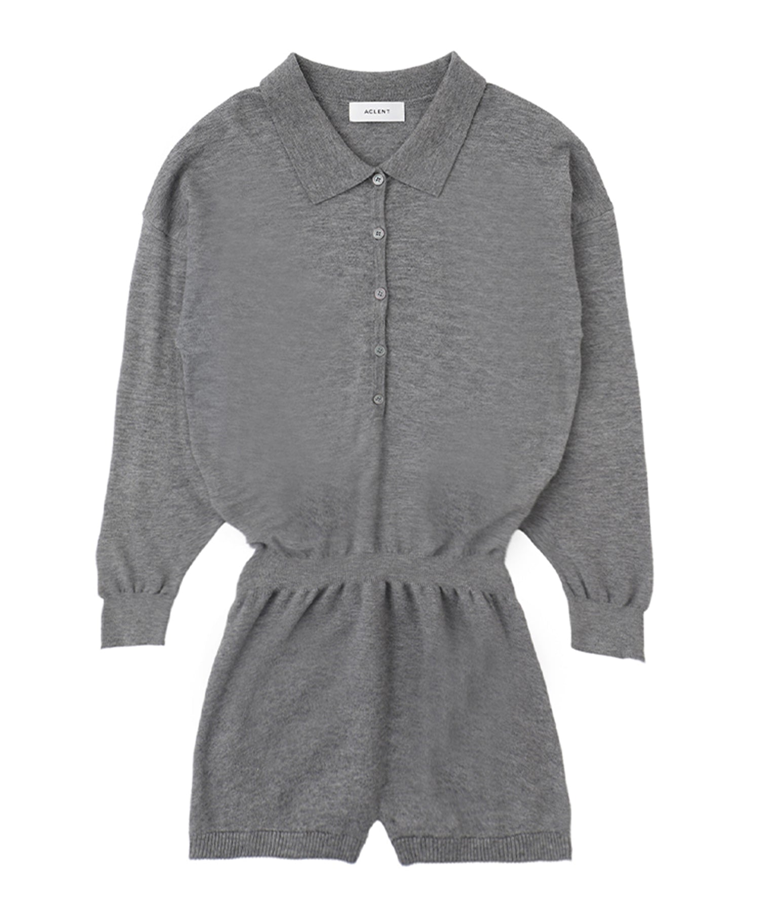Front button knit rompers